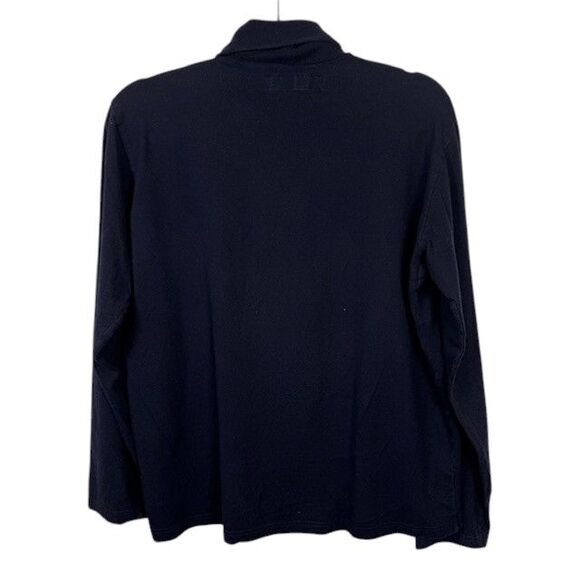 J. Lindeberg On Course Vintage Turtleneck Navy Blue Men's Size Large - Picture 3 of 10